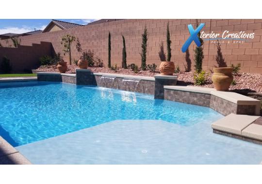 Las Vegas Pool Builder  Xterior Creations Pools & Spas