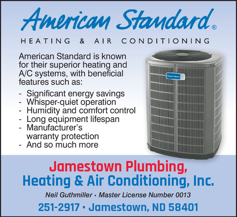 jamestown heating and air