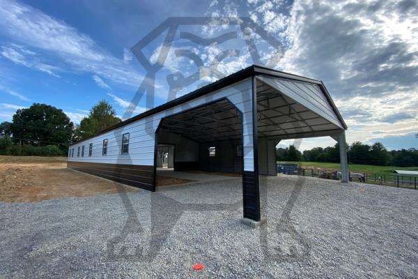 30' x 35' x 12' Garage  Bulldog Steel Structures