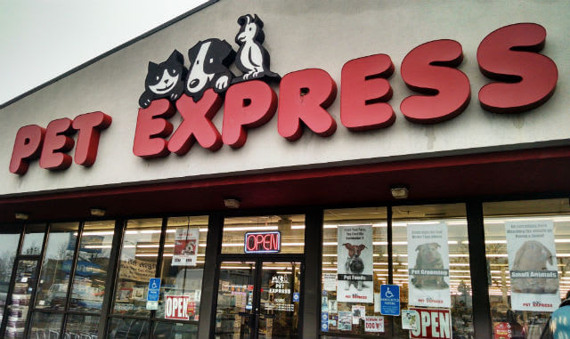 Pet express online near me