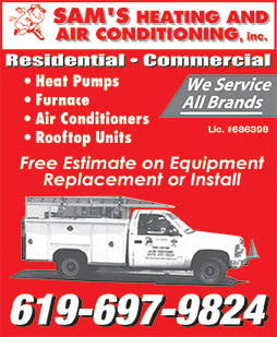 sam's heating & air conditioning