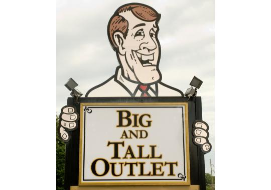 Big and best sale tall outlet