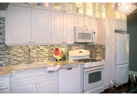 White and Wood Kitchen - Imperial Kitchens and Baths, Inc. 708.485.0020
