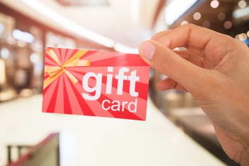 red gift card