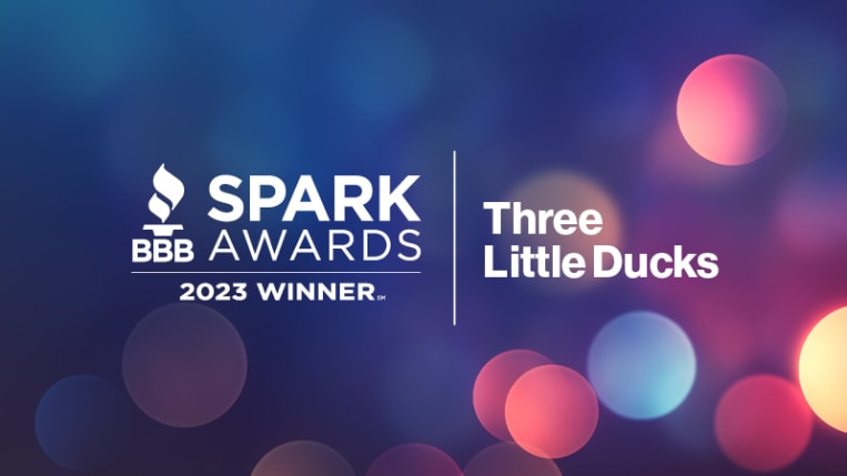 BBB Spark Awards 2023 Hawaii winner, Three Little Ducks
