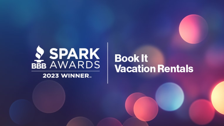 BBB Spark Awards 2023 Washington winner, Book It Vacation Rentals
