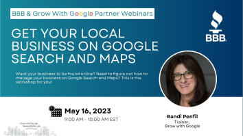 Get Your Local Business on Google Search and Maps Webinar
