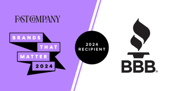 Fast Company Brands That Matter Logo with BBB Torch Logo