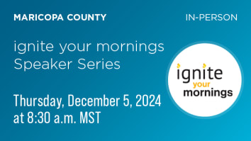 ignite your mornings Speaker Series