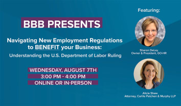 DOL Ruling Webinar and In Person Education Session 8/7/2024