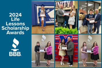 BBB Life Lessons Scholarship Award Winners of 2024