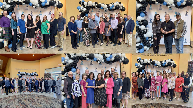A collage of the six winners of the 2025 BBB Torch Award for Ethics in Northern Colorado and Wyoming