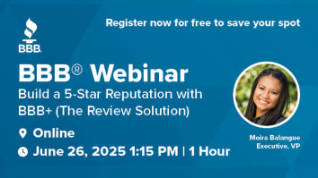 BBB Webinar banner for 6/26 event at 1:15 pm