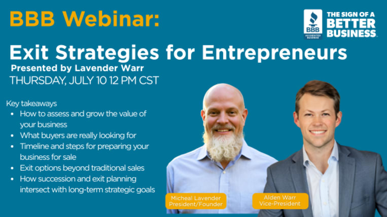 Exit strategies for entrepreneurs