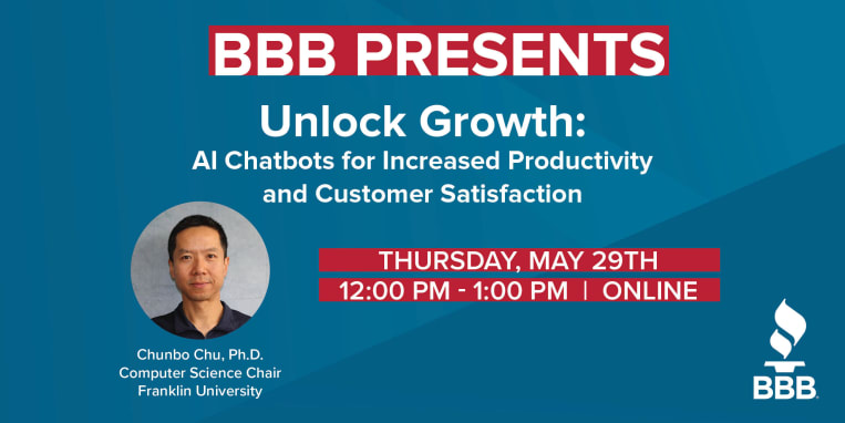 AI Chatbots for Increased Productivity & Customer Satisfaction Webinar