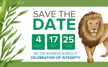 Save the date for BBB Cleveland's Celebration of Integrity on April 17th, 2025. 