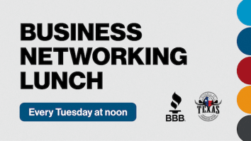 Business Networking Lunch. Every Tuesday at noon.