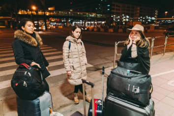 Waiting for transportation