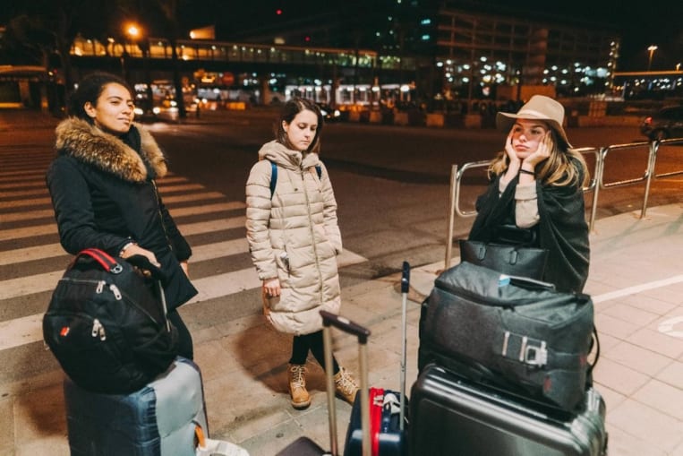 Waiting for transportation