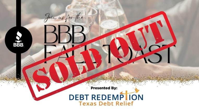BBB Fall Toast Presented by Debt Redemption - Sold Out