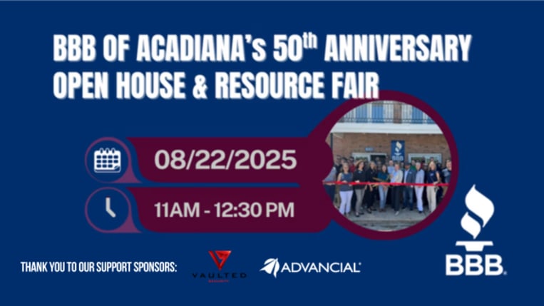 BBB of Acadiana Open House and Resource Fair