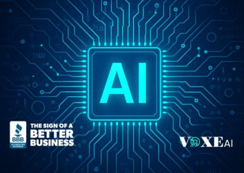 The word AI in the middle of a processing chip with tendrils coming out of it