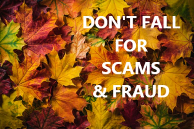 Fall Leaves with text