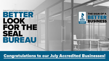 New accredited businesses in Charlotte and Asheville as of July 2025.