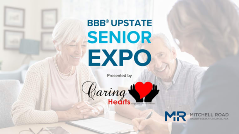 2025 BBB Upstate Senior Expo Graphic