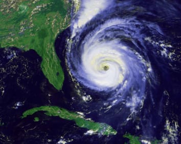 hurricane over florida