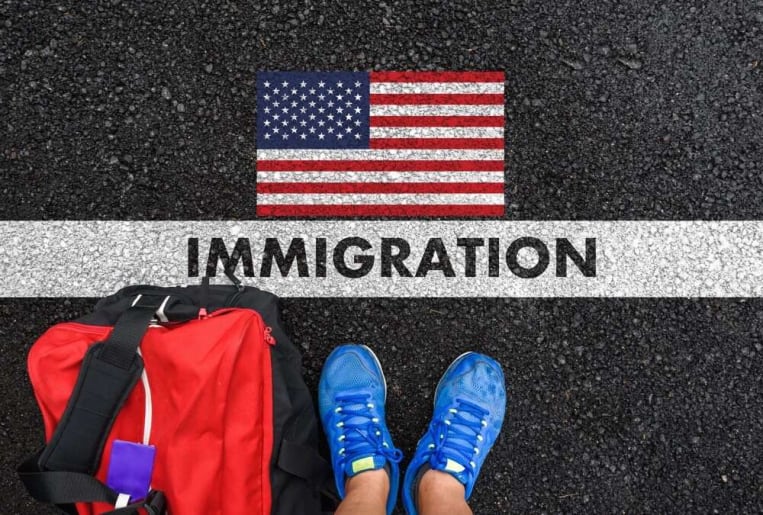 american flag immigration
