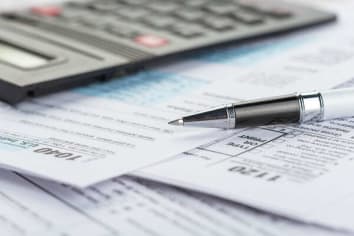 pen tax documents calculator